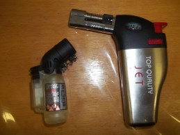 Maçarico e Isqueiro Maçarico.