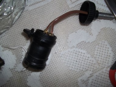 Montagem do Soquete e do Fio.