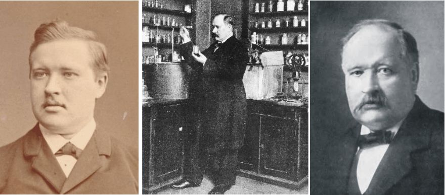 O Químico Sueco Svante Arrhenius, em seu Laboratório.