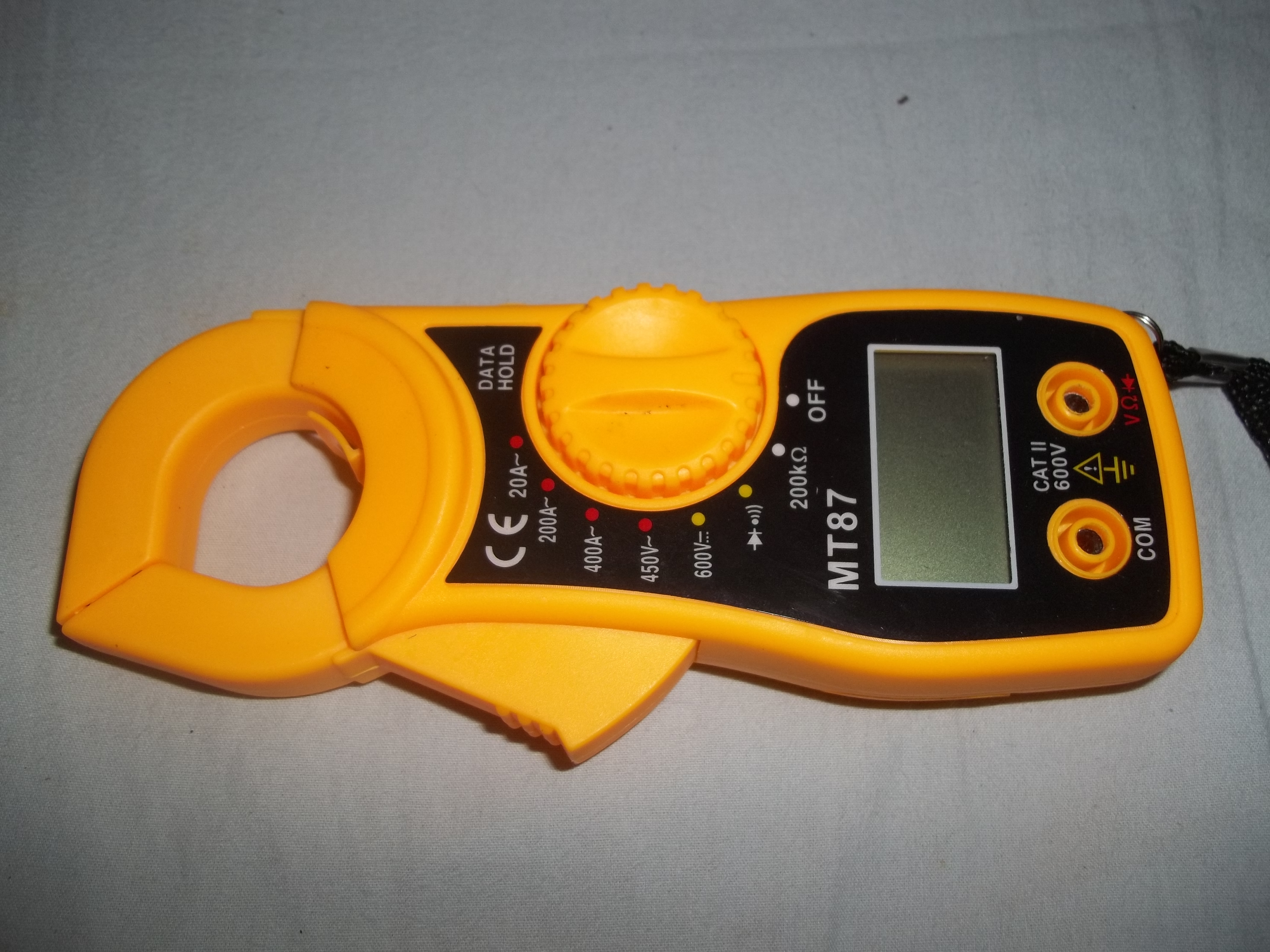 Meu Novo, (2020), Alicate Amperímetro, Jual Tang Modelo Ampere MT-87.