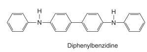Difenilbenzidina, produto incolor.