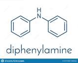 Molécula da Difenilamina.