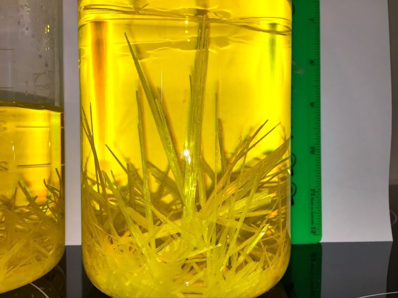 Cristais de Ácido Pícrico